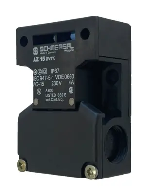 NEW SCHMERSAL AZ15ZVRK SAFETY INTERLOCK SWITCH 230V