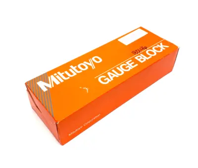 USED MITUTOYO RECTANGULAR GAGE BLOCK 125MM ASMEK/YJ