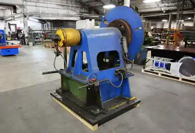 18,000 Lb. x 25″ EQUIPMENT INC Single Uncoiler w/Feed Ramp, Coil Car & Back Stop
