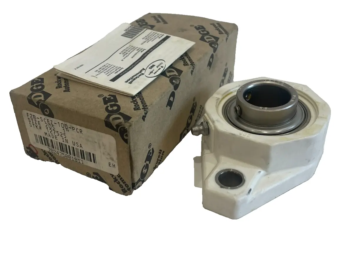 NEW BALDOR DODGE F2B-SCEZ-100-PCR FLANGE-MOUNT BALL BEARING UNIT F2BSCEZ100PCR