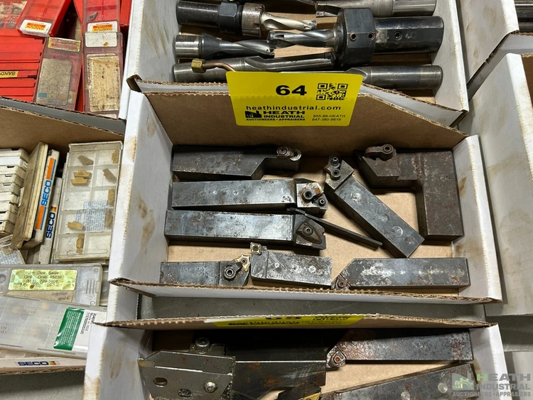 Used _UNKNOWN_ ASSORTED INDEXABLE LATHE CUTTERS Indexable Tooling Illinois US | Heath Industrial Auction Services #1549720