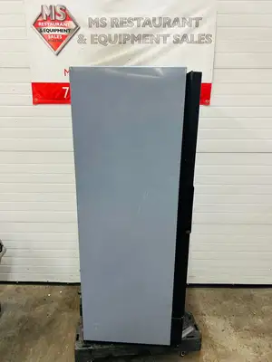 True GDM-12-HC-LD Single Swing Glass Door Merchandiser Refrigerator Refurbished Tested and Working