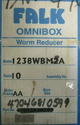 NEW FALK 1238WBM3A GEAR REDUCER 10:1