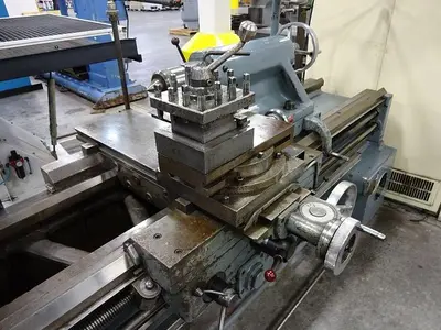 USED 1987 CAZANUEVE 28" X 60" GEARED HEAD ENGINE LATHE
