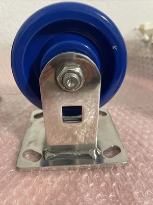 (2) Prism By Bassick Industrial 4” Wheel Diameter Rigid Caster See Phots For