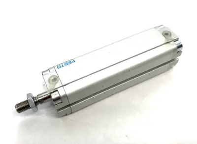 USED FESTO COMPACT DOUBLE-ACTING PNEUMATIC CYLINDER 156043