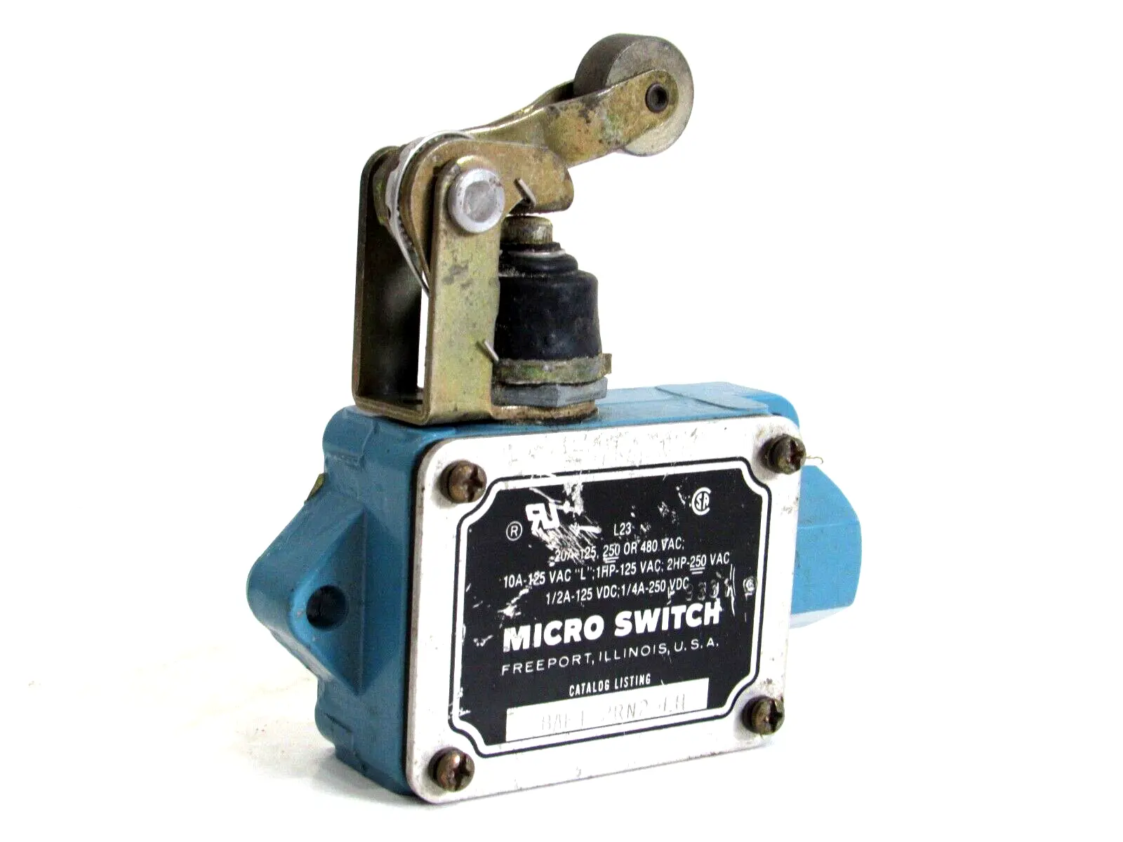USED HONEYWELL MICRO SWITCH BAF1-2RN2-LH LIMIT SWITCH BAF12RN2LH