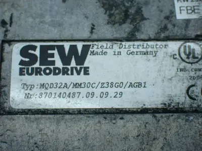 USED SEW EURODRIVE MQD32A/MM30C/Z38G0/AGB1