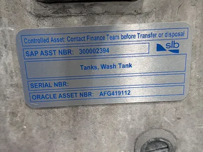 2012 Stainless Wash Tank 480/3/60; Dims: 5' x 7' x 7'