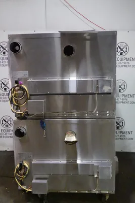 HARDT NATURAL GAS DOUBLE STACKED COMMERCIAL ROTISSERIE MODEL INFERNO 4500 (CAPACITY 80 CHICKENS)
