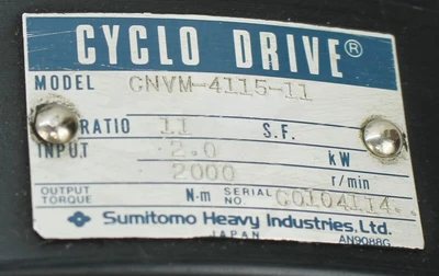 USED MITSUBISHI HC-SF202B61-S1