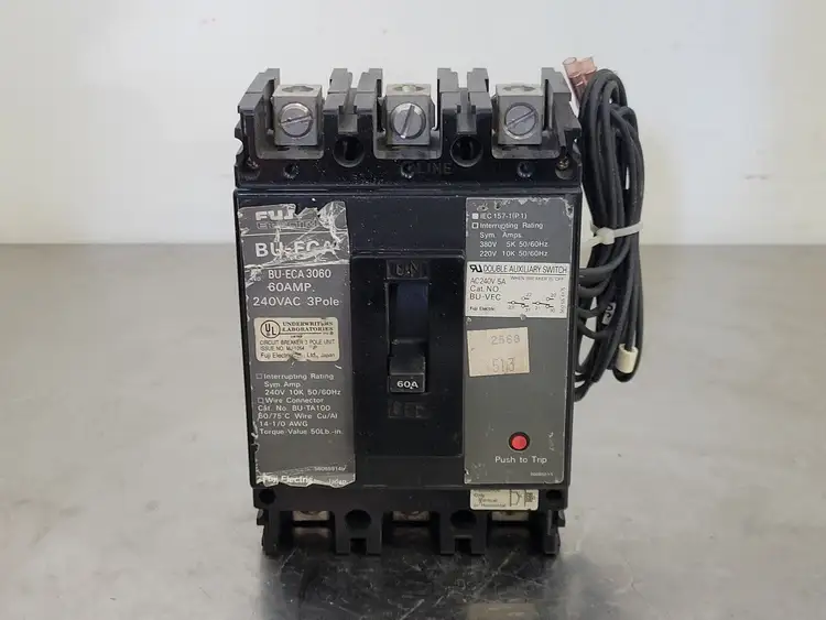 Used FUJI ELECTRIC BU-ECA 3060 Switchgears British Columbia CA | Lenmark #241777