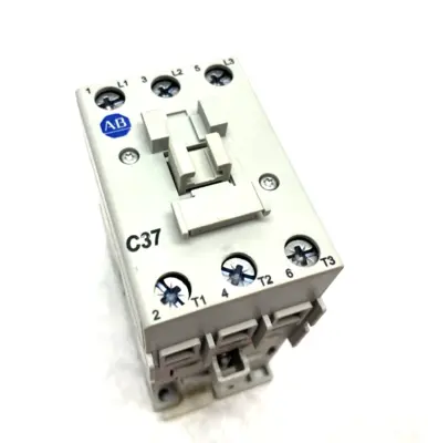 USED ALLEN-BRADLEY SER. C STARTER 37A 3-POLE 24VDC COIL 100-C37E*00