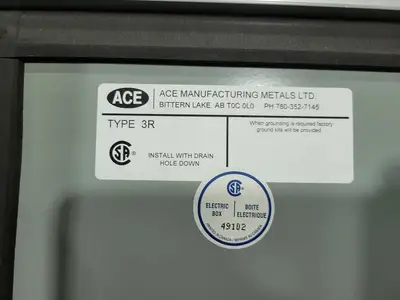 USED ACE MANUFACTURING WP 8X8X4