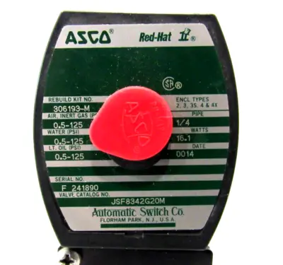 NEW ASCO JSF8342G20M SOLENOID VALVE