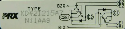 NEW POWEREX KD421215A7 TRANSISTOR MODULE