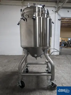 USED A&M Process 500 Liter A&B Process Receiver Tank, 316 S/S, 44/150#