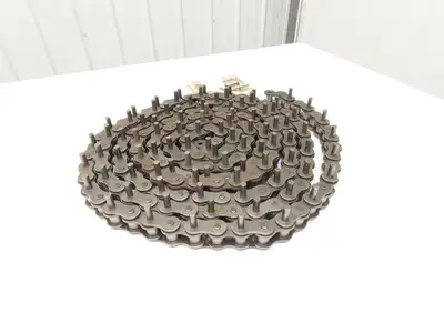 Tsubaki RS100 Riveted Roller Chain w/D-1 Attachment 18' Length