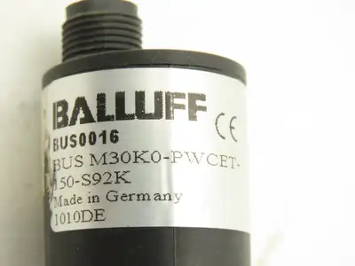 Balluff BUS M30K0-PWCET-150-S92K Ultrasonic Sensor Proximity Switch BUS0016