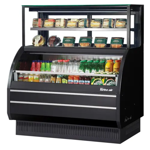 Turbo Air TOM-W-50SB-UF-N 50 7/8" Horizontal Open Air Cooler w/ (4) Levels, 115v