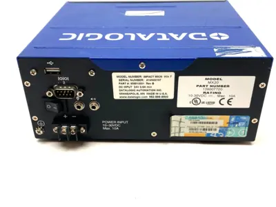 USED DATALOGIC VISION PROCESSOR UNIT, IMPACT MX20 24V 3.5A MIN