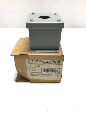 Wiegmann PB1 Push Button Enclosure Type 12,13