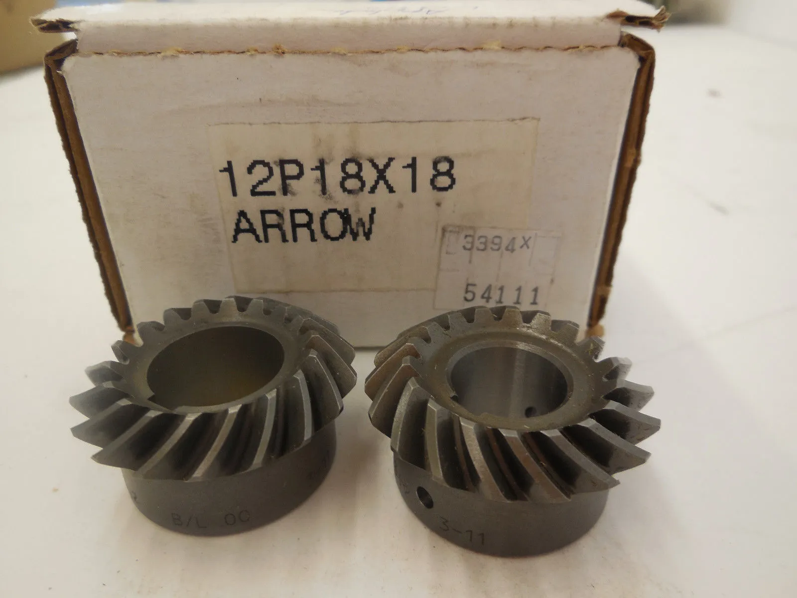 2 NEW ARROW 12P18X18 GEAR SET