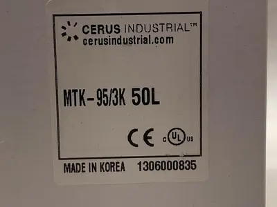 New | in-Stock CERUS MTK-95/3K 50L Miscellaneous Equipment (Electrical & Power) | Surplus Asset Holdings #1199393