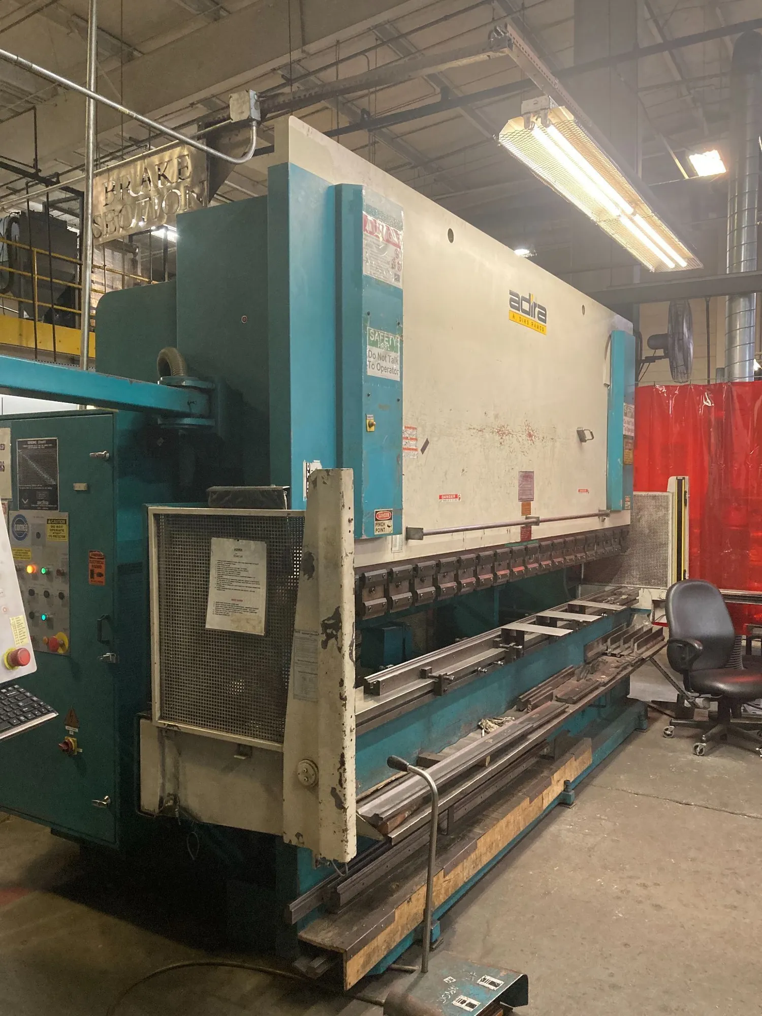 Used 2001 ADIRA QHD-15040 | Brakes, Press