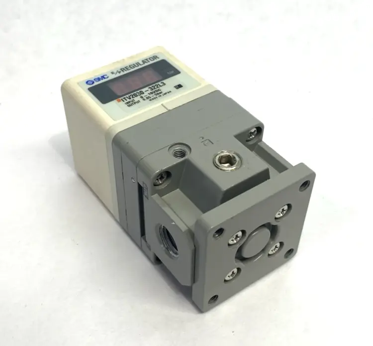 Used SMC Electro-Pneumatic Regulator, 2000 Size, 0~10VDC Input Air Pressure Regulators Michigan US | Maverick Industrial Sales #1394282