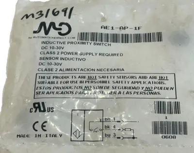 NEW AUTOMATION DIRECT AE1-AP-1F INDUCTIVE PROXIMITY SWITCH AE1AP1F