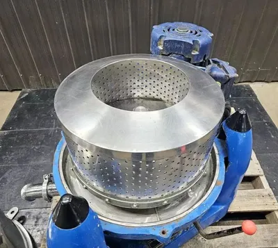 US Filtermaxx PTDM-25 perforate basket centrifuge, 316SS.