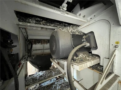 2018 52" Vecoplan Single Shaft Shredder, Model V-ECO 1300, 150HP