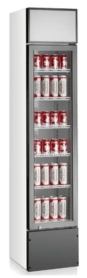 168-0011 AC-SDGR 15” Slim Glass 1 Door Self Contained Cooler