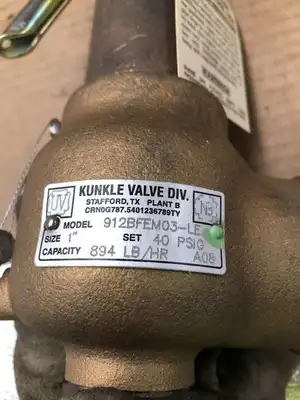 Kunkle 912BFEM03-LE Bronze Threaded 1×1-1/2in Npt Relief Valve