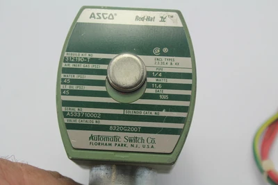 Used ASCO 8320G200T Solenoid Valves California US | Davliegogo LLC #1707496