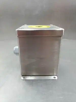USED Hoffman E1PBGXSS Push Button Enclosure, 1 Hole, 304 Stainless Steel