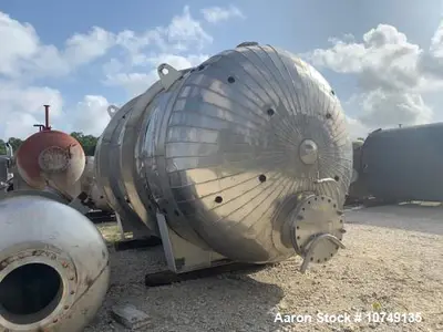 Used 11,360 Gallon Kunshan Bexcelle 316L Stainless Steel Pressure Vessel – Full Vacuum, 45 PSI