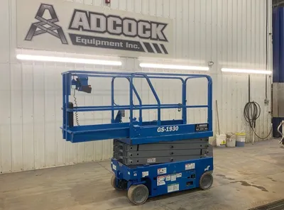 Used 2020 GENIE GS-1930 ELECTRIC SCISSOR LIFT Scissor Lifters Alberta CA | Adcock Equipment #1498444