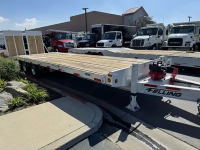 New | in-Stock 2025 FELLING FT-45-2 TA Tiltbed Trailers California US | Commerce Truck Equipment Sales #1548777