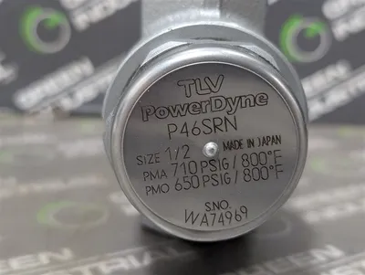 TLV Co., Ltd. P46SRN PowerDyne Steam Trap 1/2" 710 / 650 PSIG 800°F New NIB