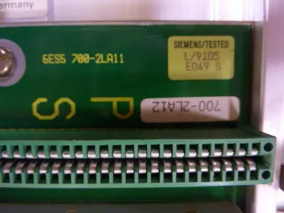 USED SIEMENS 6ES5 700-2LA12