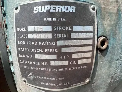 USED WHITE SUPERIOR MW-64