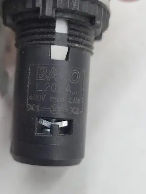 Used BACO BACO L20SA20 COMPACT WARNING LIGHT BULB & MOUNTING CLIP Misc Electrical & Power Parts | ND Industrial Surplus #1217054