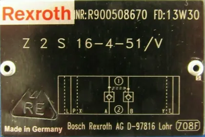NEW REXROTH R900508670 CHECK VALVE Z2S16-4-51/V