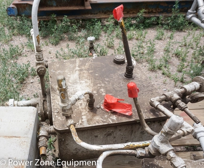 USED LUBE SKID -