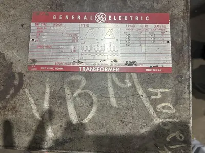30 KVA 240/480 VOLT HT TRANSFORMER: STOCK 12904
