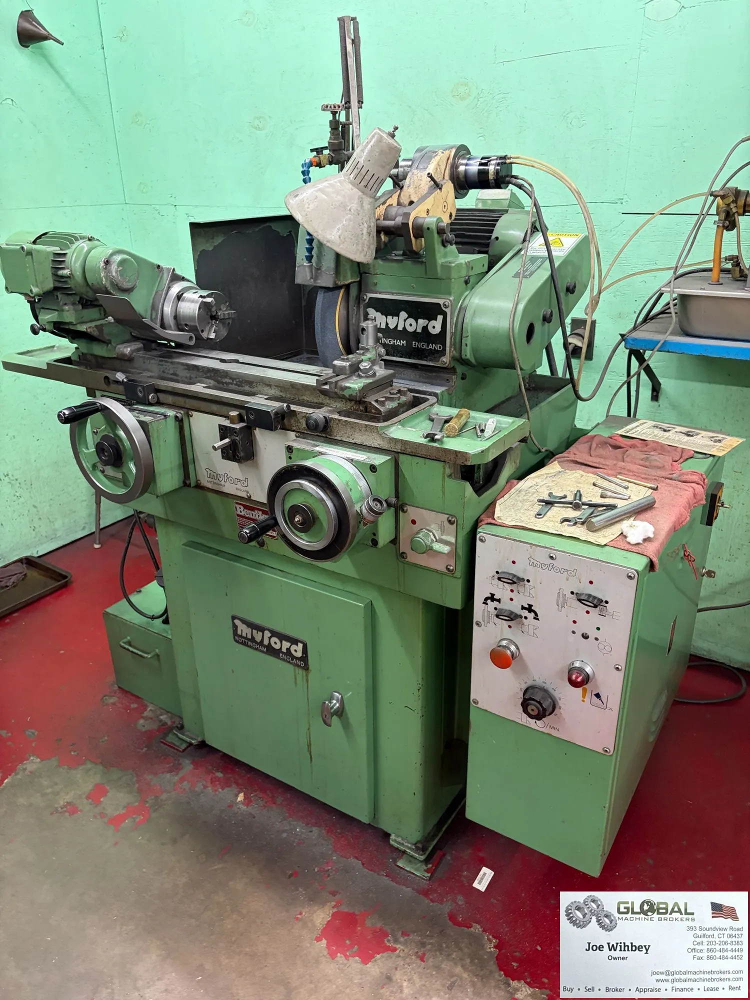 MYFORD MG12-M Universal Cylindrical ID OD Grinder 5" swing x 12" long