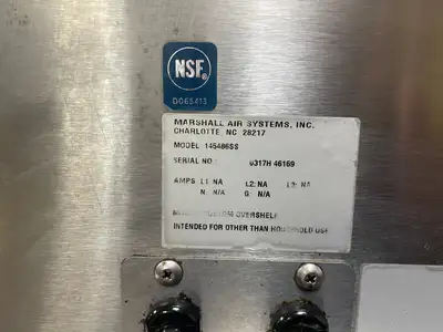 Used Marshall Used Marshall 145486SS Commercial Stainless Steel Deep Fryer Warming Dump Station 120V Heated Cabinets & Displays Illinois US | Falcon Restaurant Supply #1375721