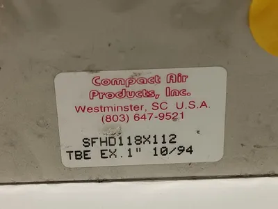SFHD118X112 | Compact Air Products  Pneumatic Cylinder 1-1/8" Bore 1-1/2" Stroke - New Other